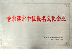 哈尔滨市十佳提名文化企业