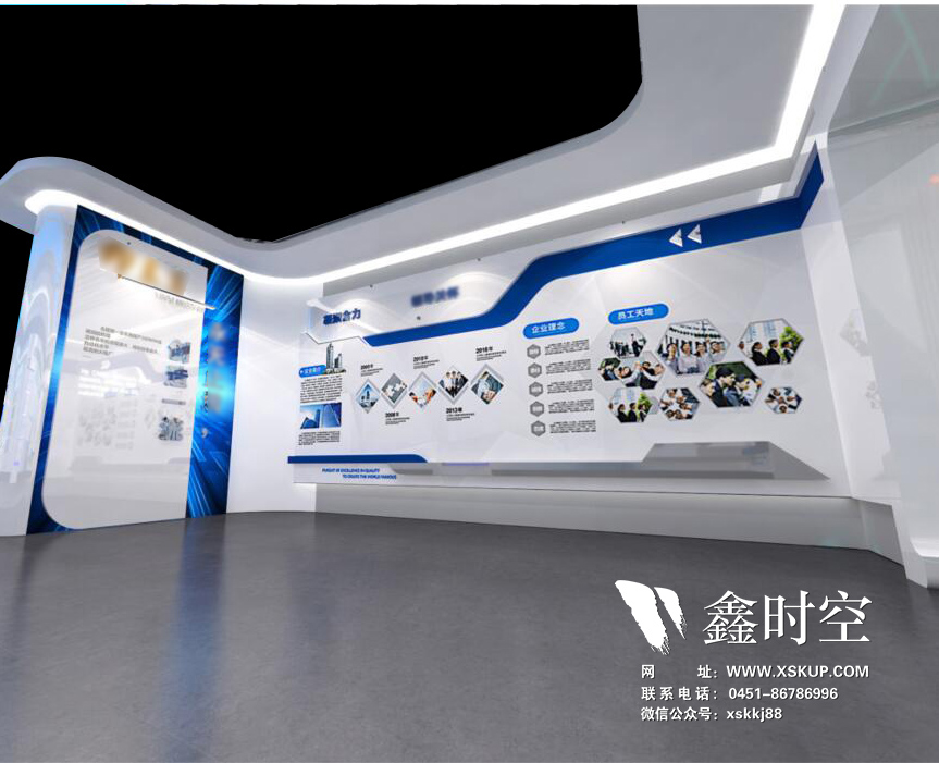 展厅设计，展厅，海南鑫时空